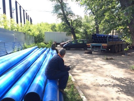 Трубы с защитным покрытием в Кургане
